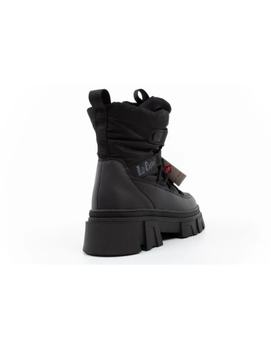 Lee cooper buty zimowe damskie czarne ocieplane botki na zamek