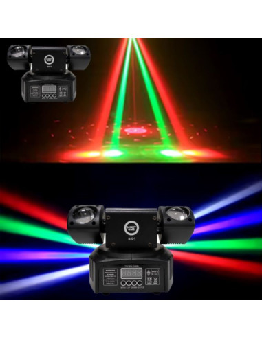 Light4me sid1 multiefekt świetlny led 4w1 rgbwa efekt