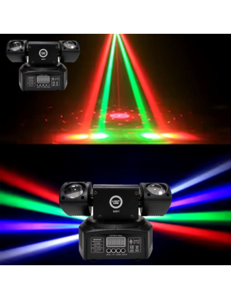 Light4me sid1 multiefekt świetlny led 4w1 rgbwa efekt