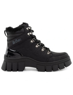 Lee cooper buty zimowe damskie czarne botki ocieplane trzewiki