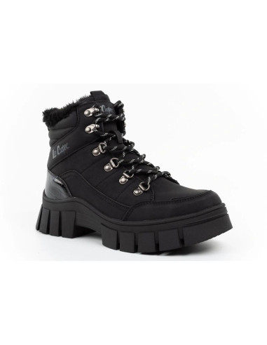 Lee cooper buty zimowe damskie czarne botki ocieplane trzewiki