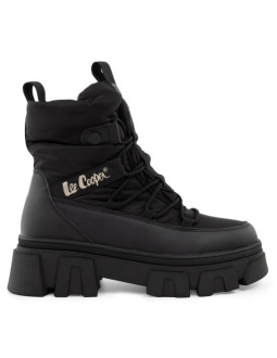 Lee cooper buty zimowe damskie czarne ocieplane botki na zamek