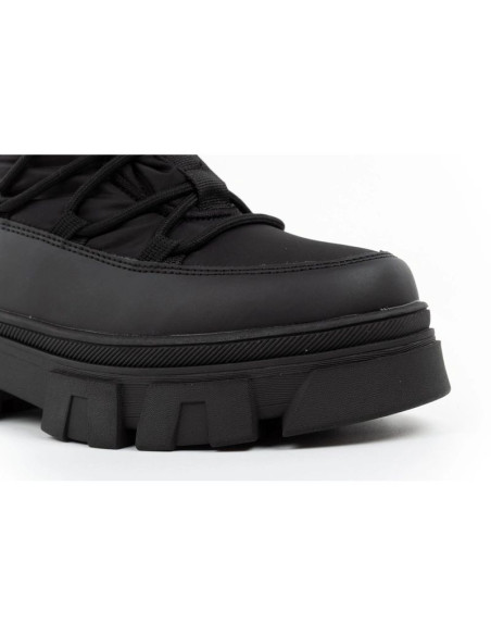 Lee cooper buty zimowe damskie czarne ocieplane botki na zamek