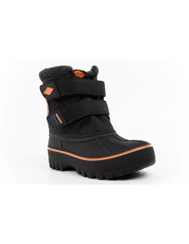 Lee cooper buty zimowe dziecięce śniegowce czarne ocieplane na rzep