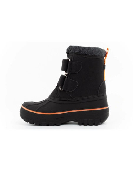 Lee cooper buty zimowe dziecięce śniegowce czarne ocieplane na rzep