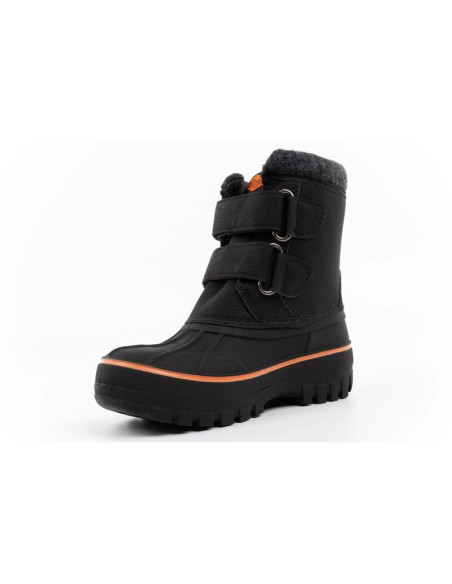 Lee cooper buty zimowe dziecięce śniegowce czarne ocieplane na rzep