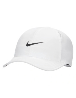 Nike czapka męska z daszkiem dri-fit club biała sportowa lekka