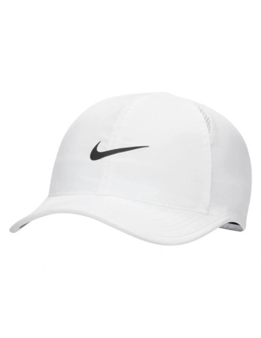 Nike czapka męska z daszkiem dri-fit club biała sportowa lekka