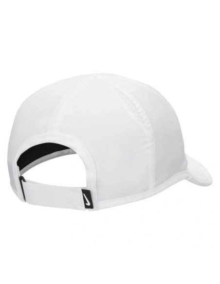 Nike czapka męska z daszkiem dri-fit club biała sportowa lekka