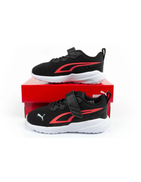 Puma buty dziecięce sportowe na rzepy sneakersy all-day czarne wygodne