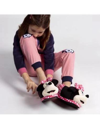Cerda buty papcie kapcie minnie 3d miękkie ciepłe modne bajkowe