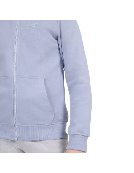 Bluza dla dziewczynki 4f f2765 jasnoniebieska 4fjwaw26tswsf2765 34s