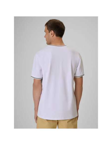 T-shirt regular gładki męski 4f 4frss26ttshm3997-10s