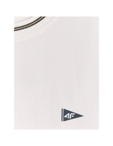T-shirt regular gładki męski 4f 4frss26ttshm3997-10s