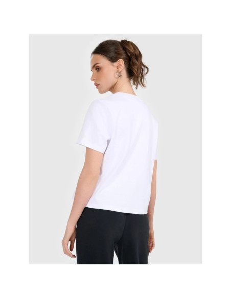 T-shirt regular gładki damski 4f 4fraw25ttshf3625-10s