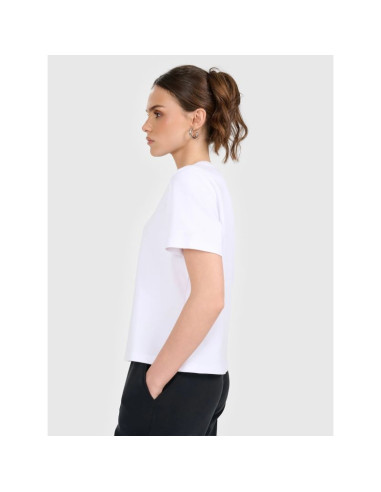 T-shirt regular gładki damski 4f 4fraw25ttshf3625-10s