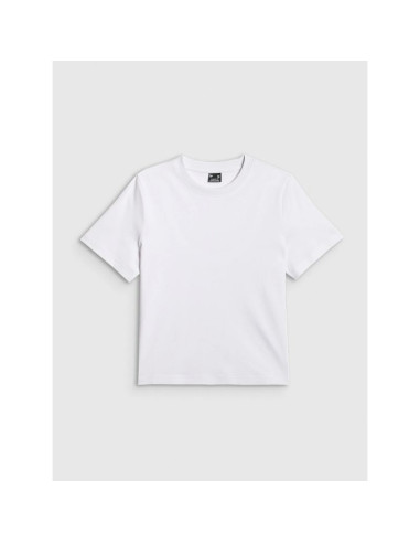 T-shirt regular gładki damski 4f 4fraw25ttshf3625-10s