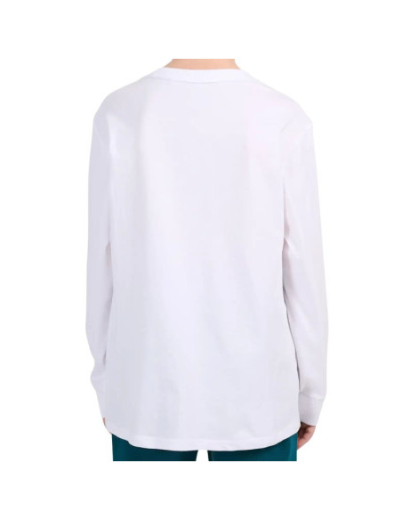 Koszulka dla chłopca 4f longsleeve m655 biała 4fjwmm00tlonm655 10s
