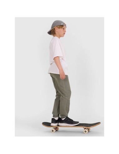 T-shirt oversize gładki chłopięcy 4f 4fjwaw25ttshm2411-10s