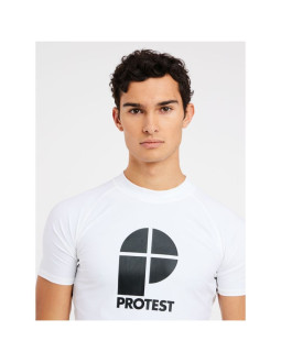 Koszulka do surfingu z krótkim rękawem męska protest prtcater czarna   xl