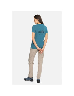 T-shirt damski viking morain bamboo lady niebieski   xl