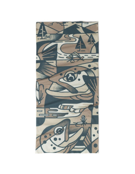 Bandana buff coolnet uv® lake river multi   one size