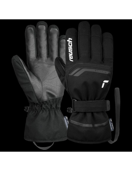 Rękawice narciarskie damskie/męskie reusch primus r-tex xt mitten sportowe czarne (62/01/224/7701)
