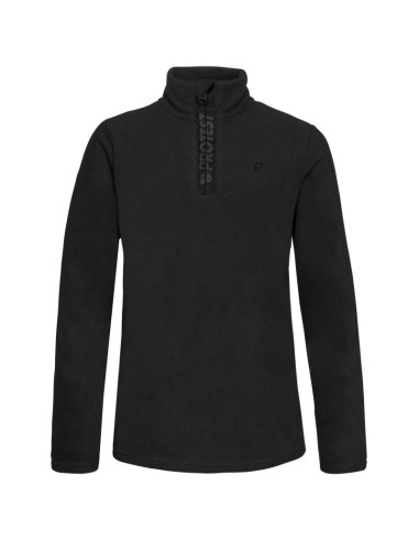 Bluza z półgolfem dziecięca protest perfecty jr elastyczny materiał czarna (p3810400/290)