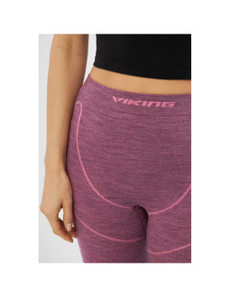 Bielizna damska viking lana pro pants merino roz. s różowa 2