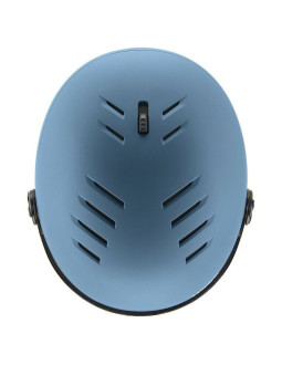 Uvex skihelm wanted visor kolor kamienia, niebieski 2