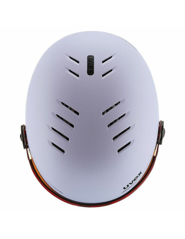 Uvex skihelm rocket jr visor lawenda