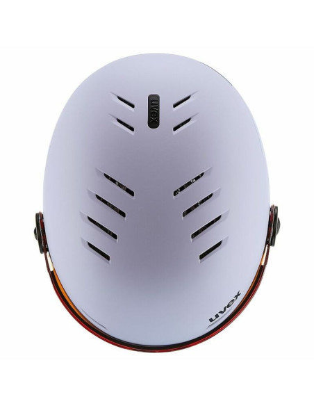 Uvex skihelm rocket jr visor lawenda