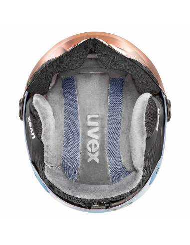 Uvex skihelm rocket jr visor lawenda