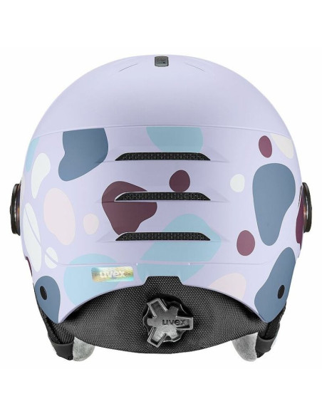 Uvex skihelm rocket jr visor lawenda
