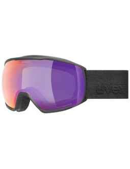 Uvex 5501922130 gogle do sportów zimowych czarny unisex lustro soczewka sferyczna