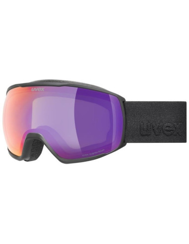 Uvex 5501922130 gogle do sportów zimowych czarny unisex lustro soczewka sferyczna
