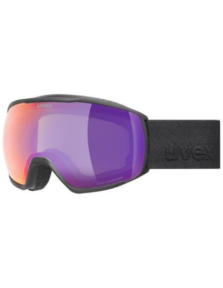 Uvex 5501922130 gogle do sportów zimowych czarny unisex lustro soczewka sferyczna