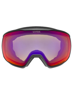 Uvex 5501922130 gogle do sportów zimowych czarny unisex lustro soczewka sferyczna 2