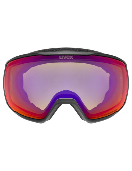Uvex 5501922130 gogle do sportów zimowych czarny unisex lustro soczewka sferyczna