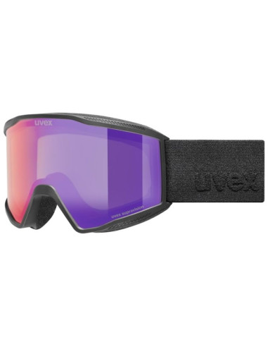 Uvex 5501822130 gogle do sportów zimowych czarny unisex lustro cylindryczna (płaska) soczewka