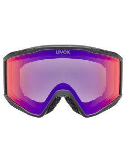 Uvex 5501822130 gogle do sportów zimowych czarny unisex lustro cylindryczna (płaska) soczewka 2