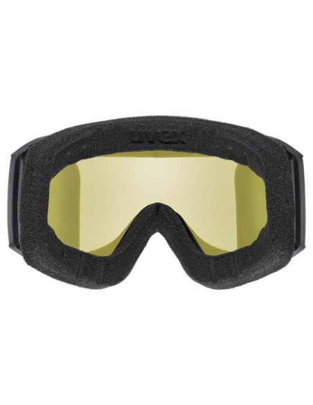 Uvex 5501822130 gogle do sportów zimowych czarny unisex lustro cylindryczna (płaska) soczewka