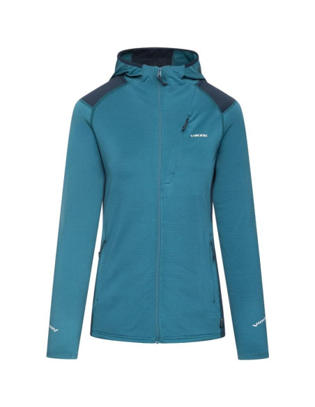 Bluza damska viking birger lady rozpinana z kapturem niebiesko granatowa   xl
