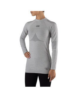 Bluzka termoaktywna damska viking lava lady longsleeve odzież z wełną merino termiczna (500/24/5523/0200) 2