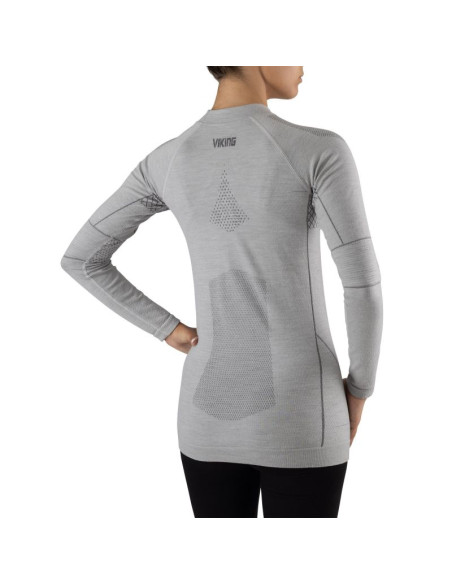 Bluzka termoaktywna damska viking lava lady longsleeve odzież z wełną merino termiczna (500/24/5523/0200)