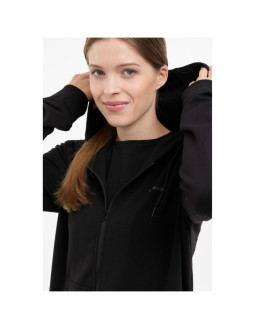 Bluza damska viking team wear lady bamboo rozpinana z kapturem czarna   m