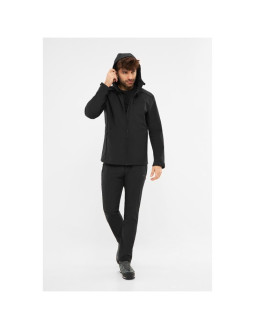 Kurtka męska viking kerns man softshell czarna   s
