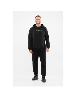 Bluza męska viking team wear man bamboo z kapturem czarna   xxl