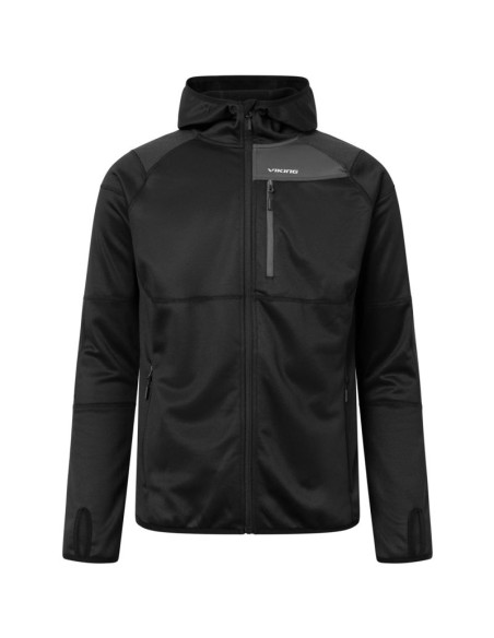 Bluza męska viking yosemite hoodie man rozpinana z kapturem czarna   xxl