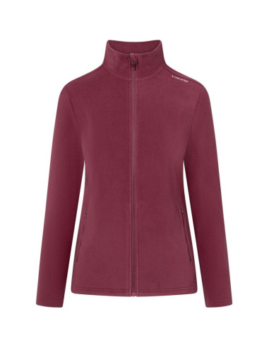 Bluza damska viking tesero lady polartec bordowa   s